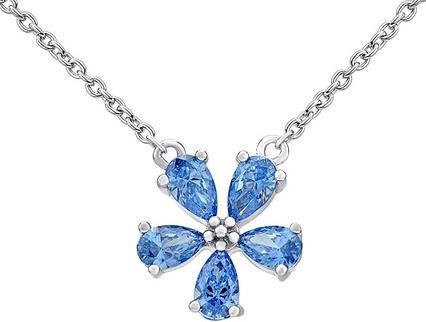 Produktbild Silvego Silver necklace ALEXANDRIA with Swarovski MW10816A (925 Sterling Silber)