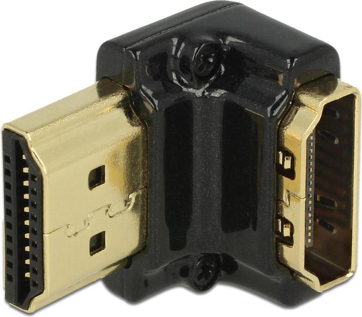 Delock HDMI-A/HDMI-A male, F/M, 90° (HDMI, 2.12 cm)