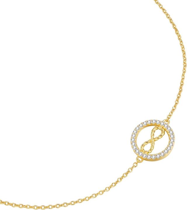 Image du produit Rafaela Donata Damen Armband Infinity - 37638 (18 cm, Argent Sterling)