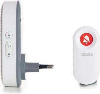 Actual product image Perel Radio Bell Complete Set With Optical Display (Funk)