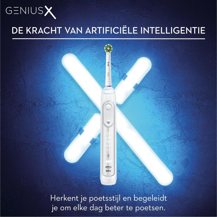Actual product image Oral-B Genius X Electric Toothbrush White (Oscillating toothbrush)