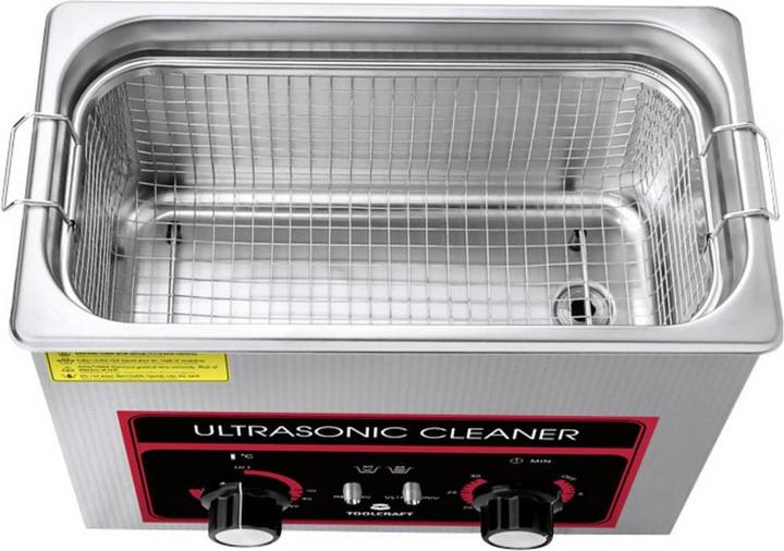 Produktbild Toolcraft USC-650 Ultraschallreiniger Schmuck, Werkstatt, Bürobedarf 180 W 6.5 l (40 kHz, 6500 ml)