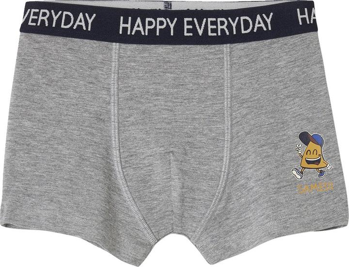 Actual product image Vertbaudet Bio-Kollektion: 7er-Pack Jungen Boxershorts mit Wochentag und Schriftzug (98, pack of 7)