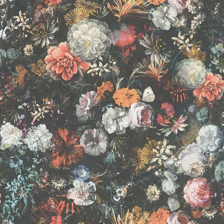 Produktbild Tadessi Blumen Mario M1-No.3353 | Bunt | Schwarz | Floral | Natur (26 x 53 cm)