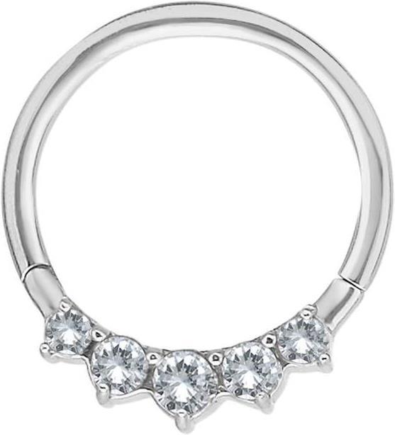 Produktbild Bijouteria 1.2mm Piercingstab (Edelstahl, Zirkonia)