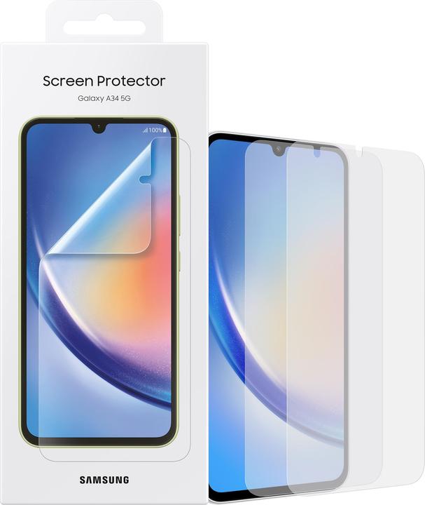 Actual product image Samsung Screen Protector (2 Piece, Samsung Galaxy A34 5G)