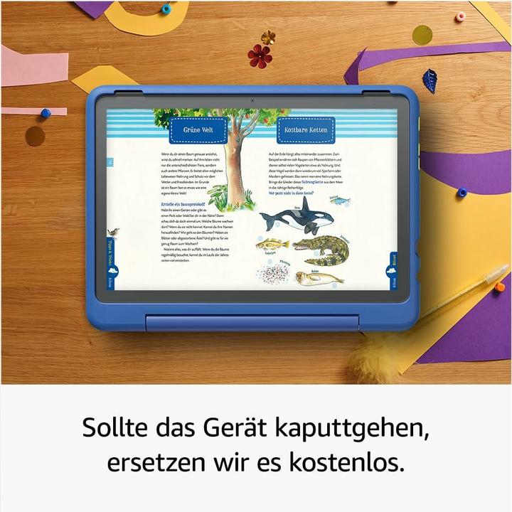Immagine prodotto Amazon Fire HD 10 Kids Pro (Solo WiFi, 10.10", 32 GB, Azzurro)
