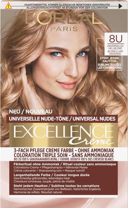 Actual product image L'Oréal Paris EXCELLENCE Universal Nude light blonde (1 pc) (Hellbond)