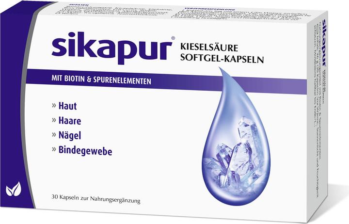 Sikapur Kieselsäure Softgel-Kapseln, 30 St. Kapseln (30 Stück, Kapseln)