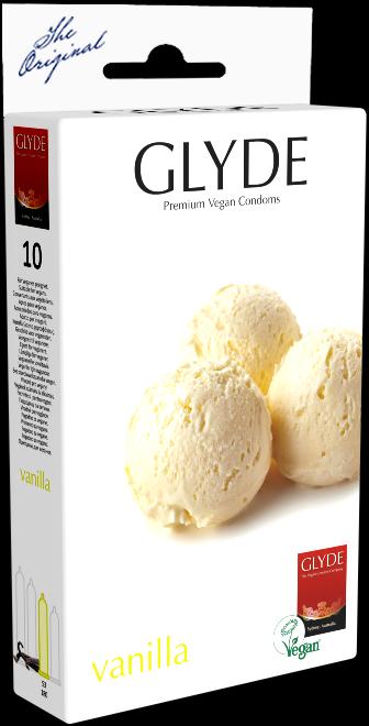 Productafbeelding Glyde VANILLA Premium Veganistisch Condoom (10 Pcs.)