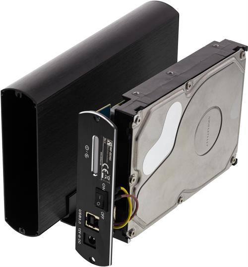Actual product image Deltaco MAP-GD34U3 - HDD Enclosure - 3.5 Inch - Serial ATA III - USB Connectivity - Weak (3.5")