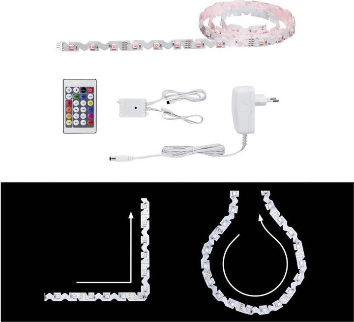 Actual product image Paulmann Flex LED (Multicoloured, 150 cm, Indoor)
