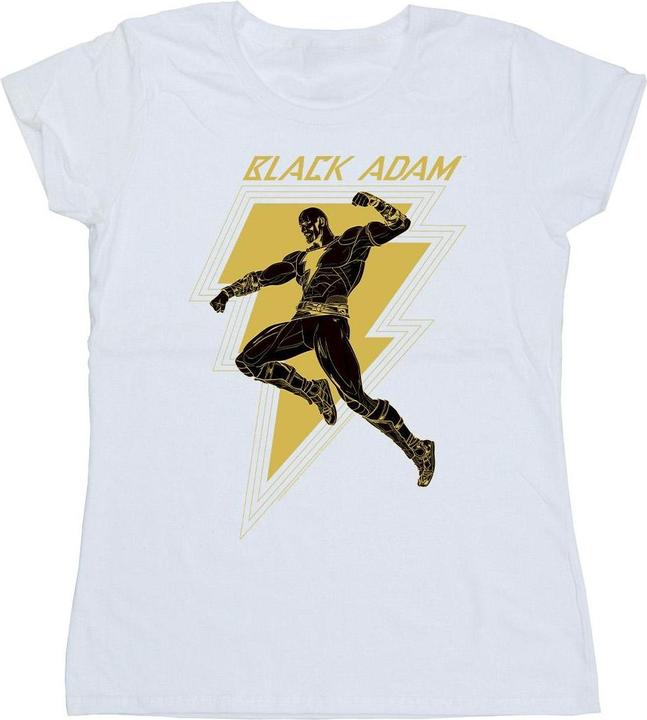 Black Adam Golden Bolt Chest TShirt