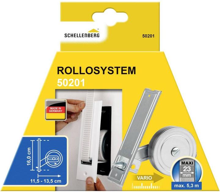 Actual product image Schellenberg Single winder Maxi 50201, 16.0 cm, white (Roller shutter belt)