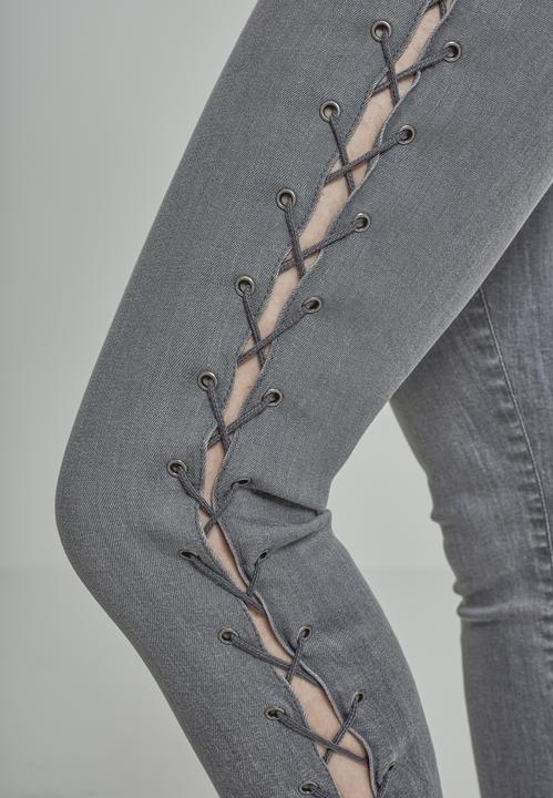 Immagine prodotto Urban Classics Ladies Denim Lace Up Skinny Pants (28)