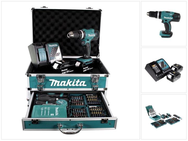 Immagine prodotto Makita DHP453RFX2 Set (Batteria ricaricabile)