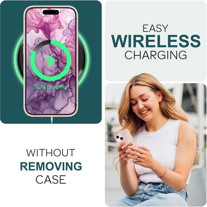 Produktbild Nalia Hybrid Hülle Matt Transparent Frosted (Apple iPhone 15 Plus)