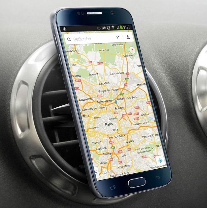 Produktbild Akashi Support Voiture Alu Aimante Pour Grille D Aeratio