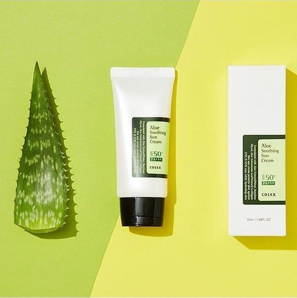 Productafbeelding Cosrx Aloë verzachtend (Zonnecrème gezicht, SPF 50, 50 ml)