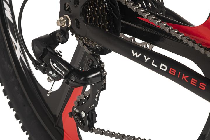 Actual product image Wyld Mountainbike Hardtail 26" Sharp Schwarz 21 Gänge (46 cm)