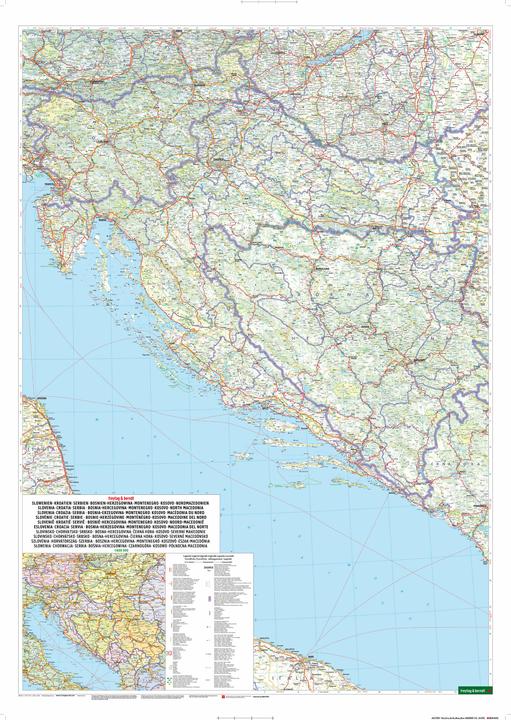Immagine prodotto Slovenia - Croazia - Serbia - Bosnia-Erzegovina - Montenegro - Kosovo - Macedonia del Nord