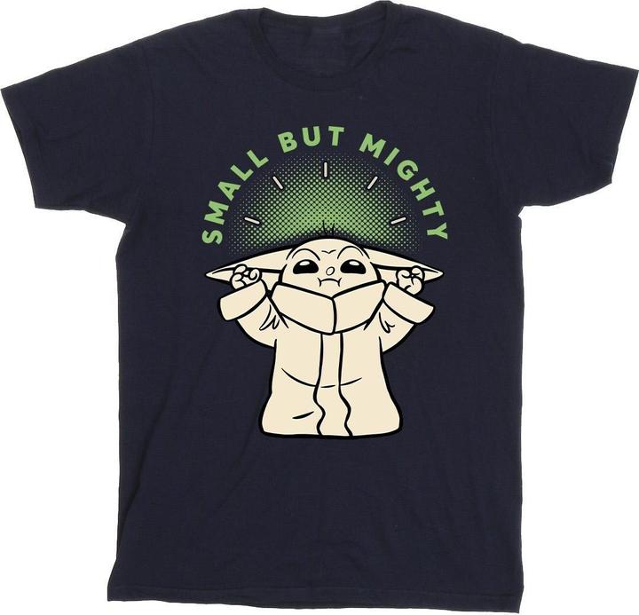 Image du produit Star Wars - T-shirt THE MANDALORIAN SMALL BUT MIGHTY GROGU - Fille (104)