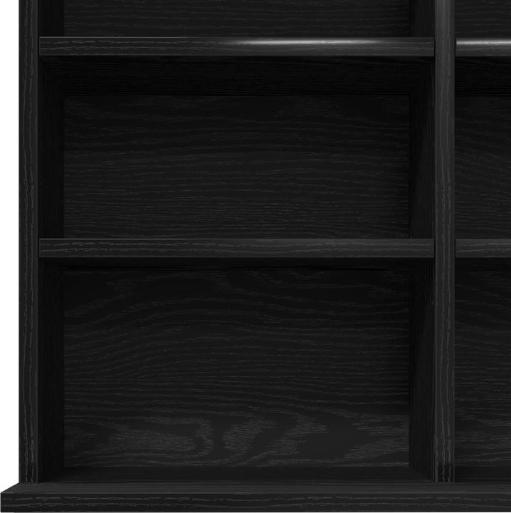 Produktbild VidaXL CD-Regal Schwarz Eiche 101x23x177,5 cm Holzwerkstoff