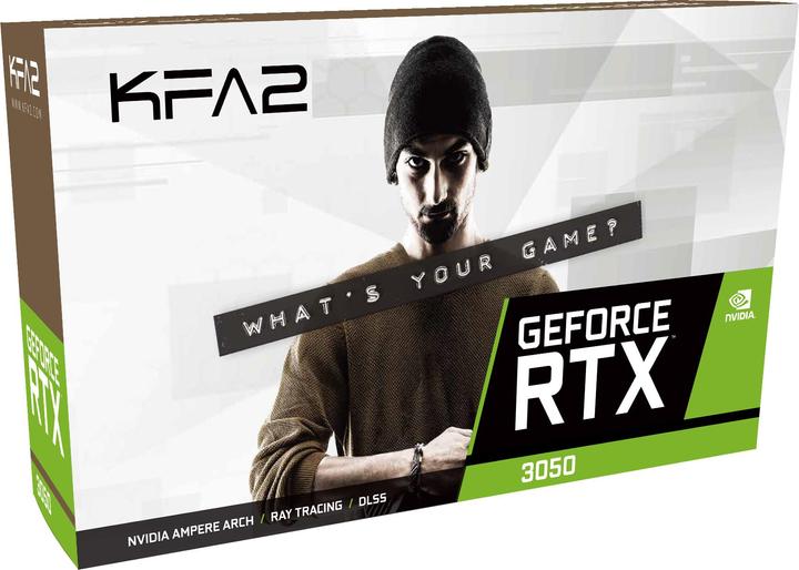 Produktbild KFA2 GeForce RTX 3050 EX 1-Click OC (6 GB)