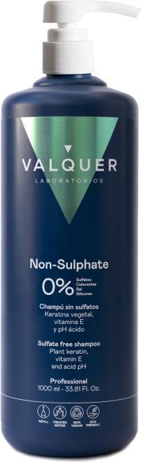 Produktbild Valquer Válquer Profesional Sulfate-Free Shampoo for Sensitive Scalp with Plant Keratin and Vitamin E 1000ml (1000 ml, Flüssiges Shampoo)