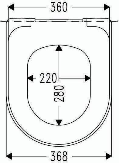 Image du produit Hamberger Siège de WC Haro Move Premium avec Softclose pour WC suspendu Renova Nr.1