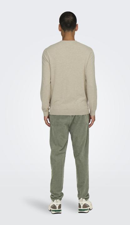 Produktbild Only & Sons Normal geschnitten Rundhalsausschnitt Pullover Strickpullover (M)