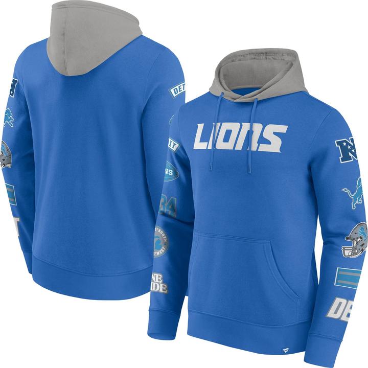 Produktbild Fanatics Detroit Lions NFL Sleeve Prints Hoody sky - XL (XL)