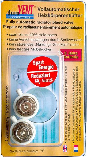 Produktbild Pearl Automatischer Heizkörper-Entlüfter im 2er-Set
