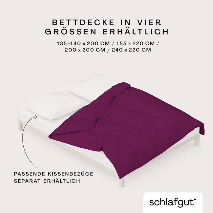 Immagine prodotto schlafgut Woven Satin (Copripiumino, 200 x 200 cm)