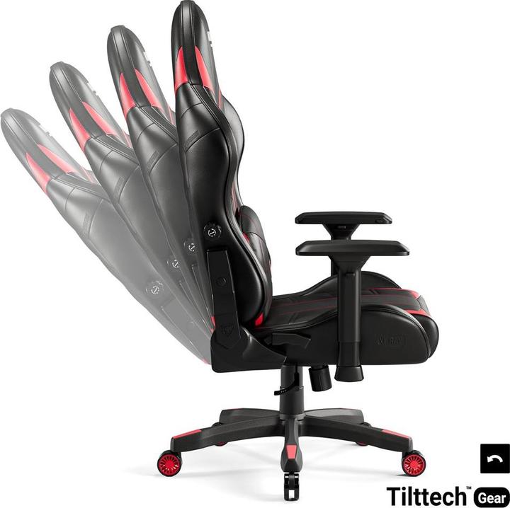 Actual product image Diablo Fotel Chairs X-RAY Normal Size L Czarno-czerwony