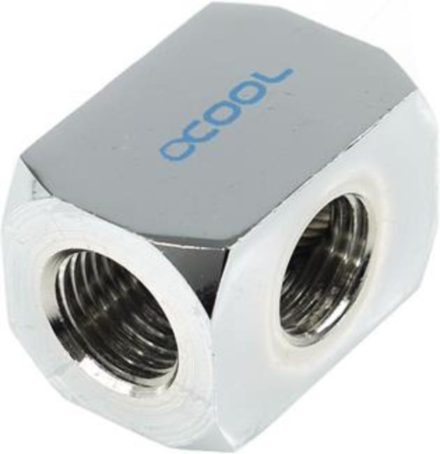 Produktbild Alphacool HF Anschlussterminal TEE T-Stück Rund G1/4 Chrome