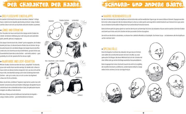 Produktbild Lebendige Strichmännchen zeichnen - Das Workbook (Deutsch, Andreas Tschudin, 2021)