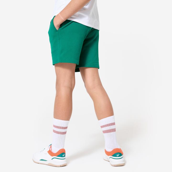 Actual product image Domyos Multisport Shorts Kinder Unisex Baumwolle - grün (8, 9, 10)