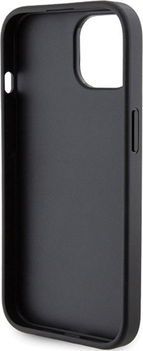 Productafbeelding Karl Lagerfeld KLHCP15MGSAKCPK iPhone 15 Plus 6,7" czarny/zwart hardcase Gripstand Saffiano Karl&Cho (Apple iPhone 15 Plus)