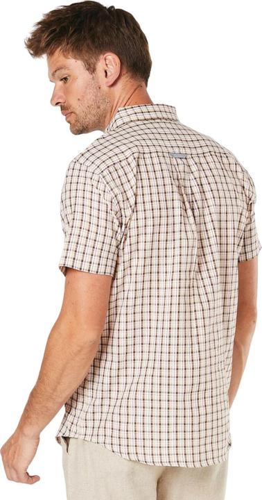 Actual product image Universal Textiles Mens Sail Checked Short-Sleeved Shirt (L)