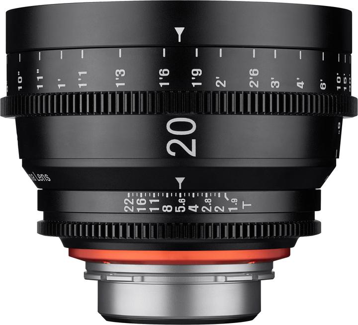 Samyang XEEN 20mm T1.9 FF CINE MFT (Micro Four Thirds, APS-C / DX, Vollformat)