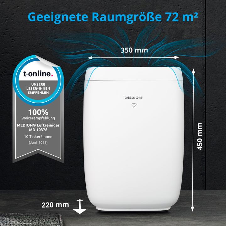 Actual product image Medion MD 10378B (72 m²)