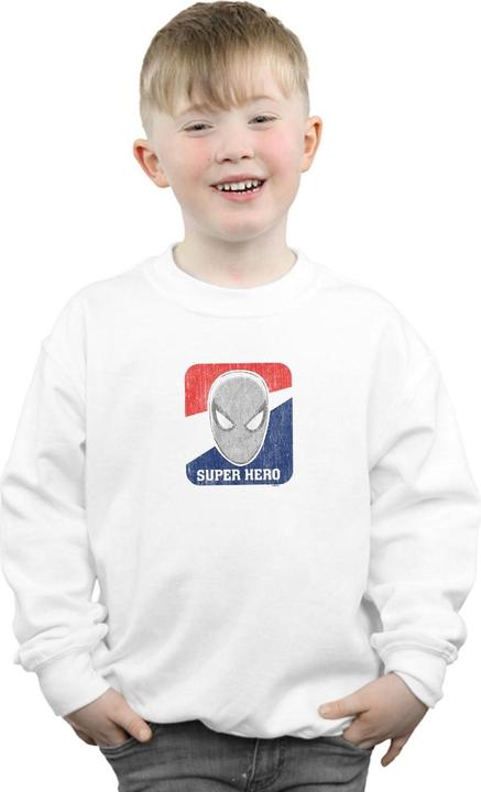 Actual product image Boys Spider-Man Superhero Sports Sweatshirt (140, 146)