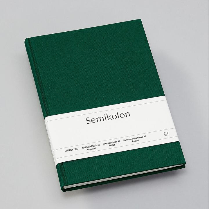 Actual product image Semikolon Classic (A5, Dotted, Hardcover)