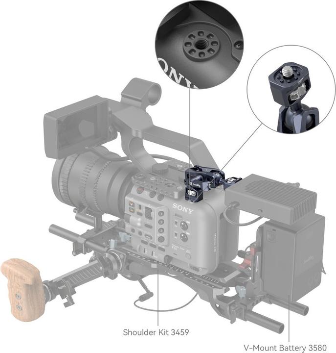 Produktbild SmallRig 4123 Magic Arm For Sony FX6/ FS5/ FS5II