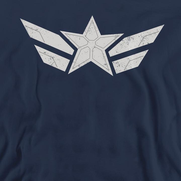 Actual product image Captain America Unisex Adult Star Sweatshirt (S)