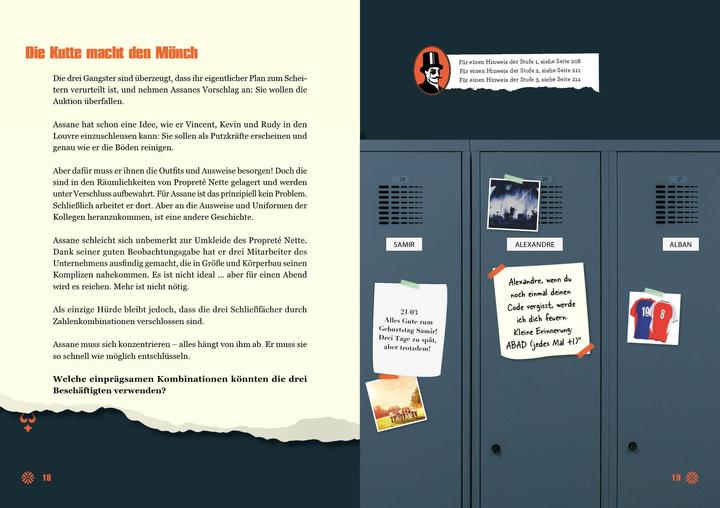 Actual product image Lupin: Escape Game - Das offizielle Buch (German, Julien Hervieux, 2022)