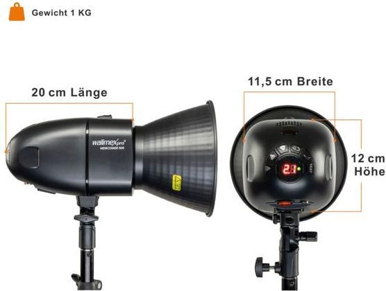 Actual product image Walimex pro Newcomer 300 II Set Double (300 W, Set)