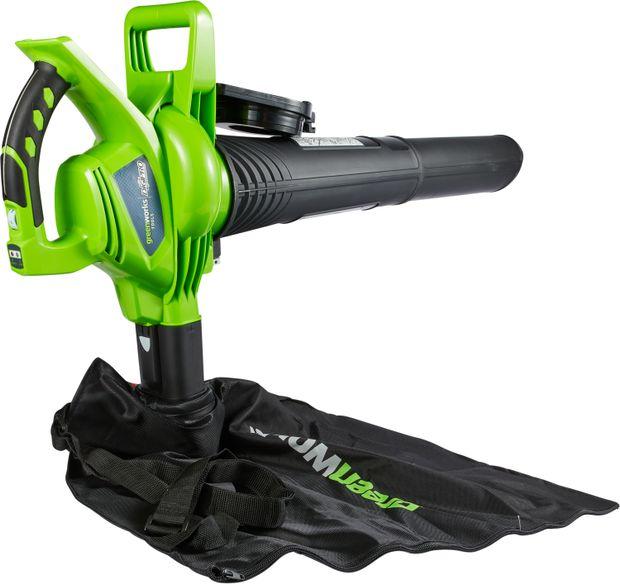 Actual product image Greenworks GD40BV (Rechargeable battery operated, Vacuum cleaners & blowers, Leaf blower, Leaf vacuums)