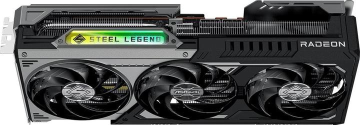 Actual product image AsRock Radeon RX 9070 XT Steel Legend Dark (16 GB)
